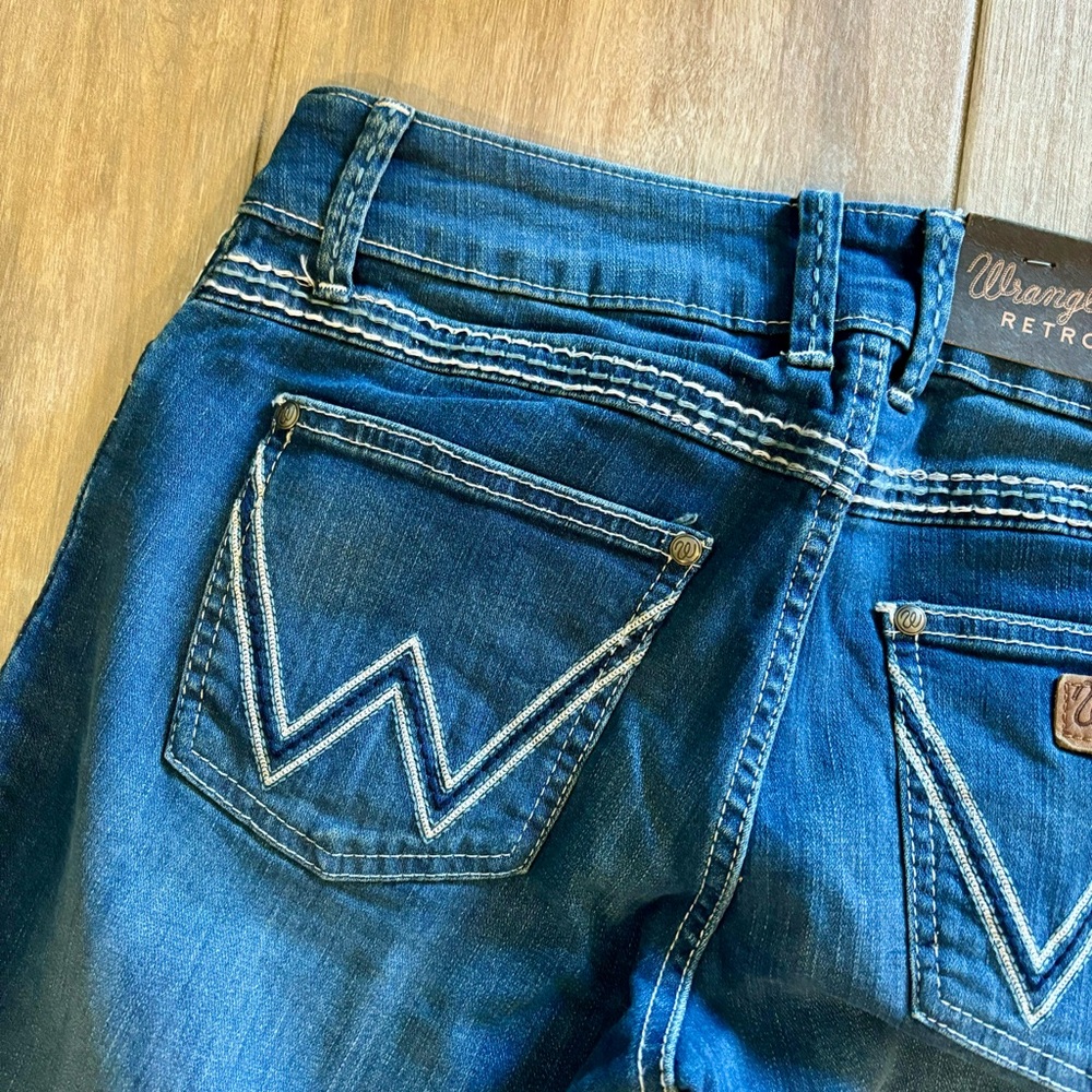 Wrangler Retro Sadie Low Rise Boot Cut Size 7/8 - Picture 5 of 8